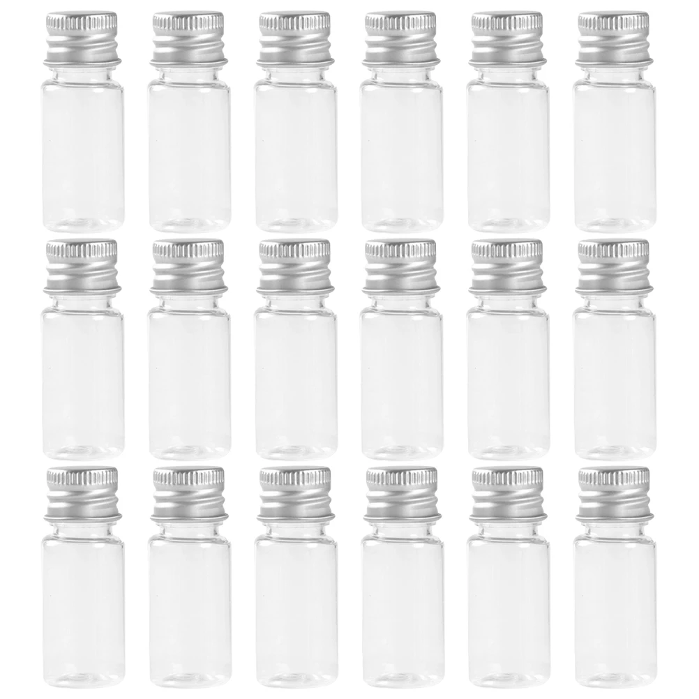 

30 Pcs Candies Plastic Test Tube Clear with Lid Tubes Lids Flat Bottom Small Storage Caps Containers