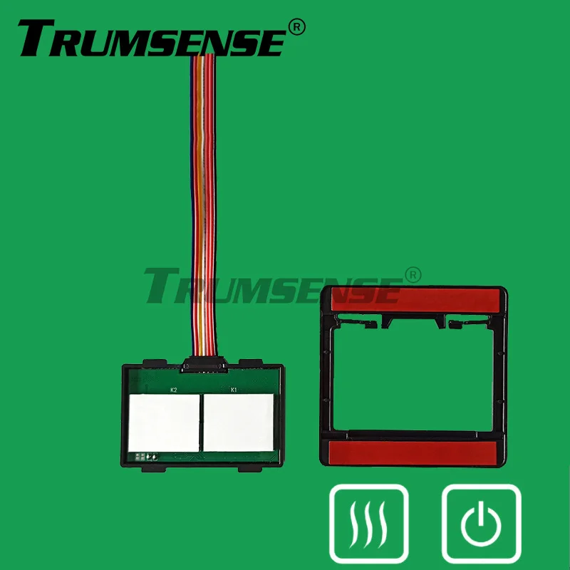 

For Restroom LED Mirror Light WS08G2-S7-BW 2 Key Touch Sensor Switch Stepless Dimming Cold Natural Warm 3 Colour Demist Control