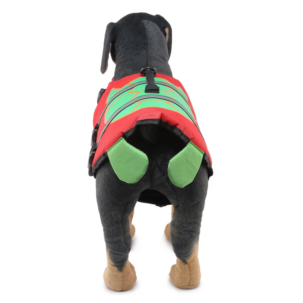

Vest Adjustable Puppy Safety Vest Reflective Strips Handles Quick Release Buckles Breathable Sweat Absorption