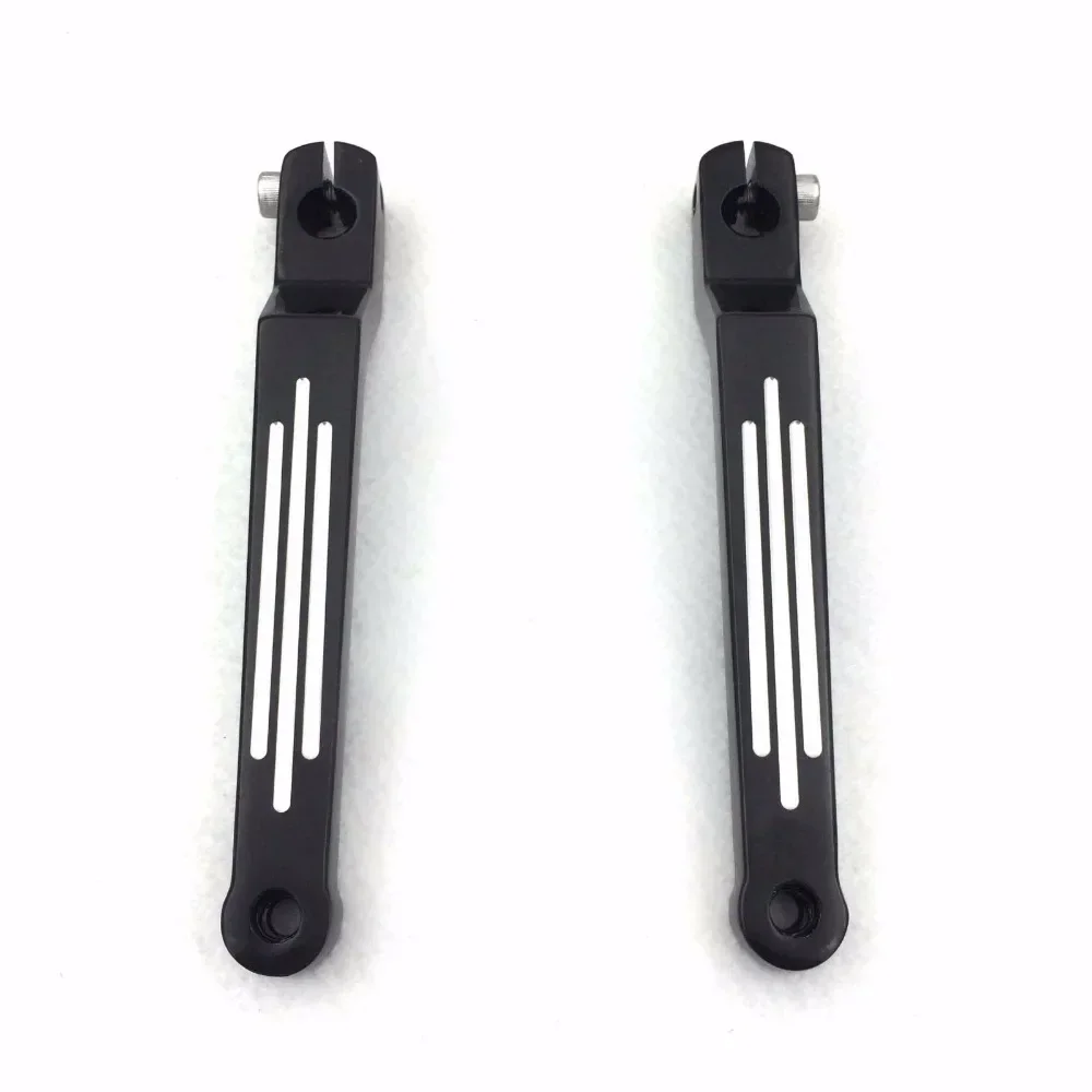 Motorcycle Aluminum Heel/Toe Shift Levers for Harley Davidson Road King 1988 and Later Black