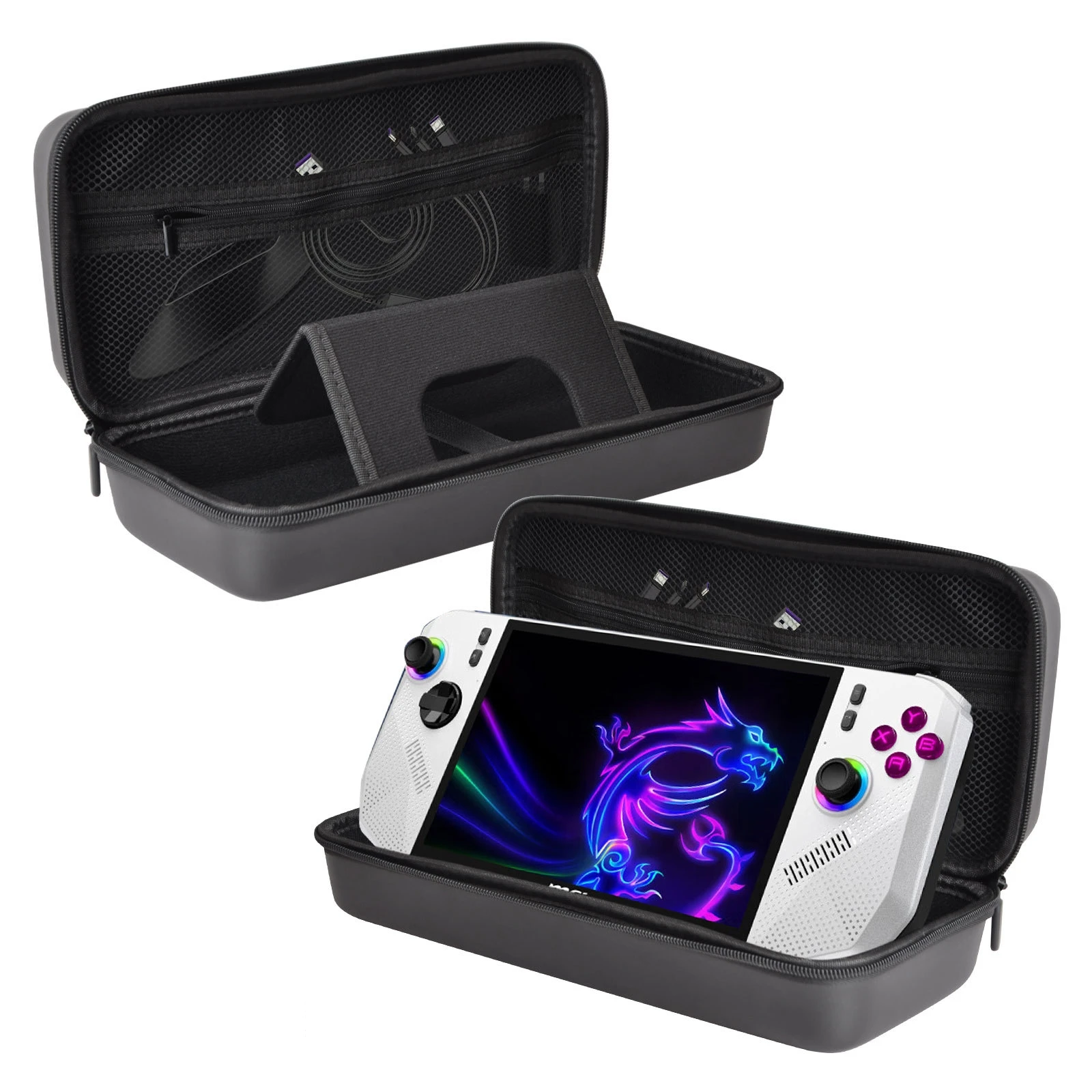 

Carrying Case for MSI Claw 8 Z2 Extreme,Shockproof Protective Case Hard Shell Cover Travel Storage Bag Handheld Gaming Accessory