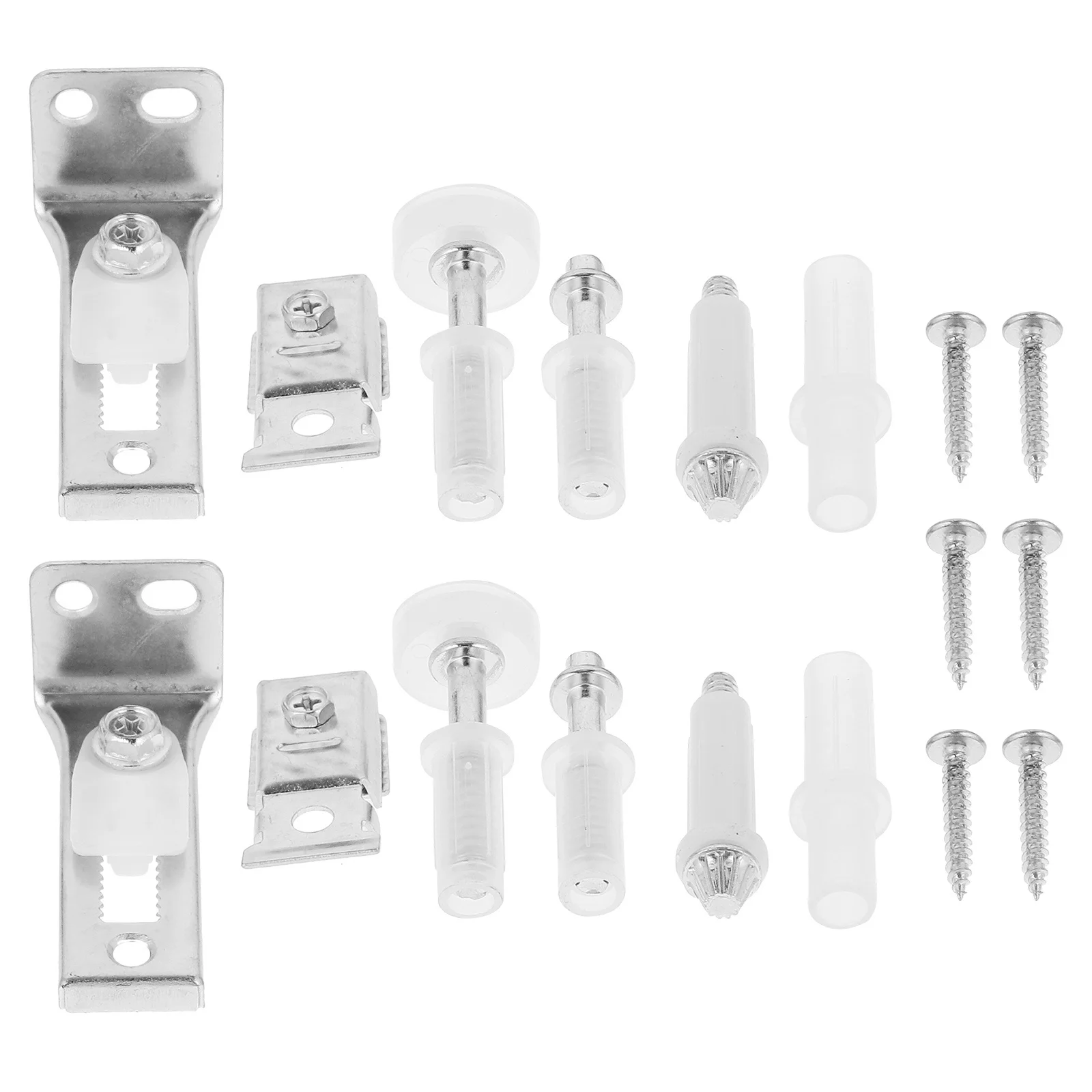 

2Sets Bifold Door Hardware Sliding Folding Closet Pivot Accessories Repair Kit Rustproof Stainless Steel Smooth Guide Rail