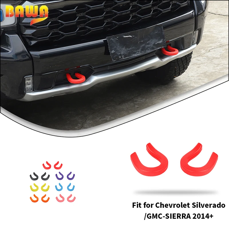 BAWA TPE Car Front Trailer Environmental Protection Cover For Chevrolet Silverado/GMC-SIERRA 2014-2024 Accessories