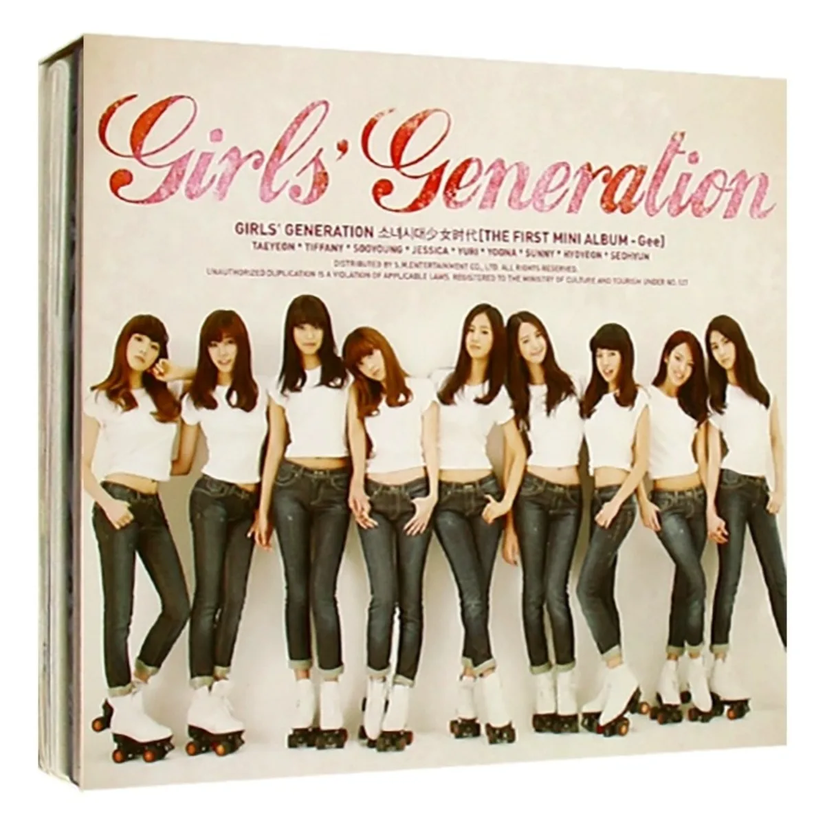Girls' Generation "Gee" The First Mini Album CD - Iconic K-Pop Hits, Collectible Music Record for Fans