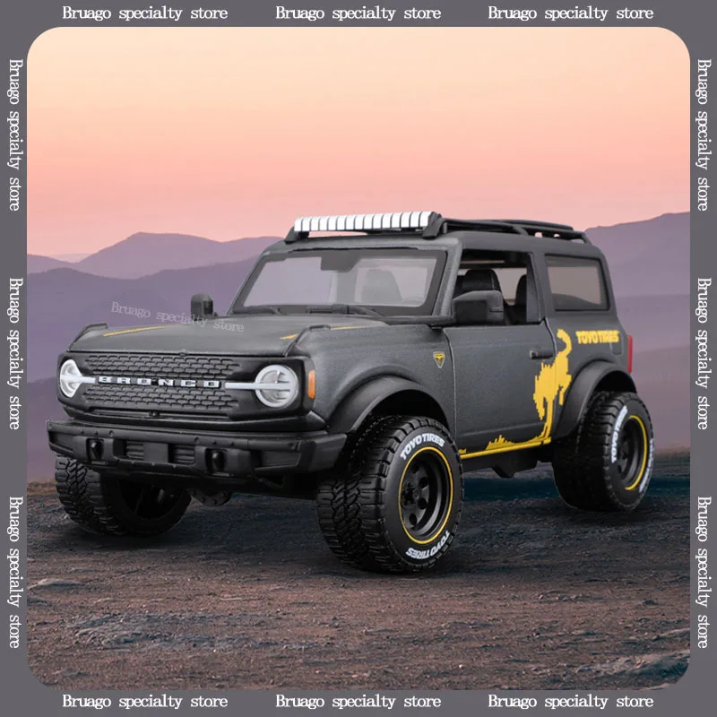 Коллекционная Игрушечная модель автомобиля Maisto 1:24 Ford Bronco из литого сплава