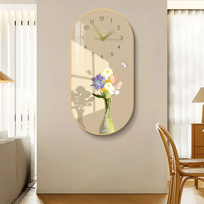 Luxuriöse Digitale Wanduhr Wohnzimmer Moderne Schlafzimmer-Design Kreative Modische Uhr Wand-Restaurantuhr Horloge Murale Wanddekoration