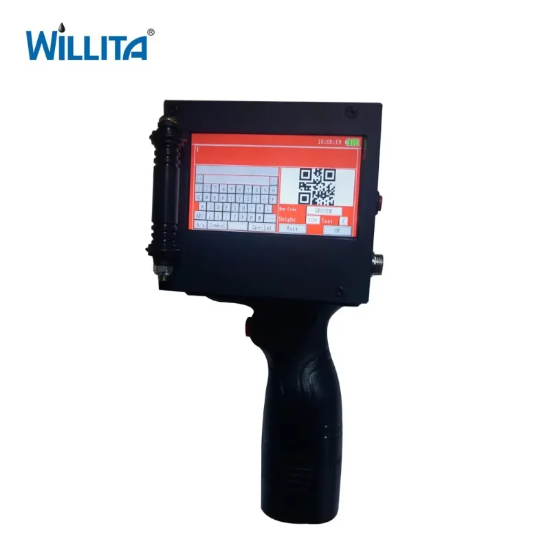 【Best-selling】Large Size Handheld Inkjet Printer for Box Carton Packaging 5cm Logo Number Coding Machines 50mm Printer Machine