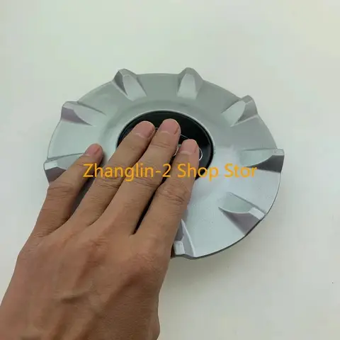 소나타 허브 센터 소형 휠 커버, 소형 휠 캡 페리 커버, 9 -10 열 실버 플라스틱 커버, 1 개