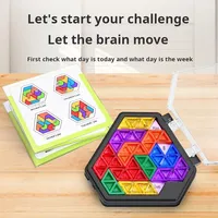 Montessori Toys Calendar Puzzle Board Pocket Mini School Education Learning Logic Game Sudoku Challenges