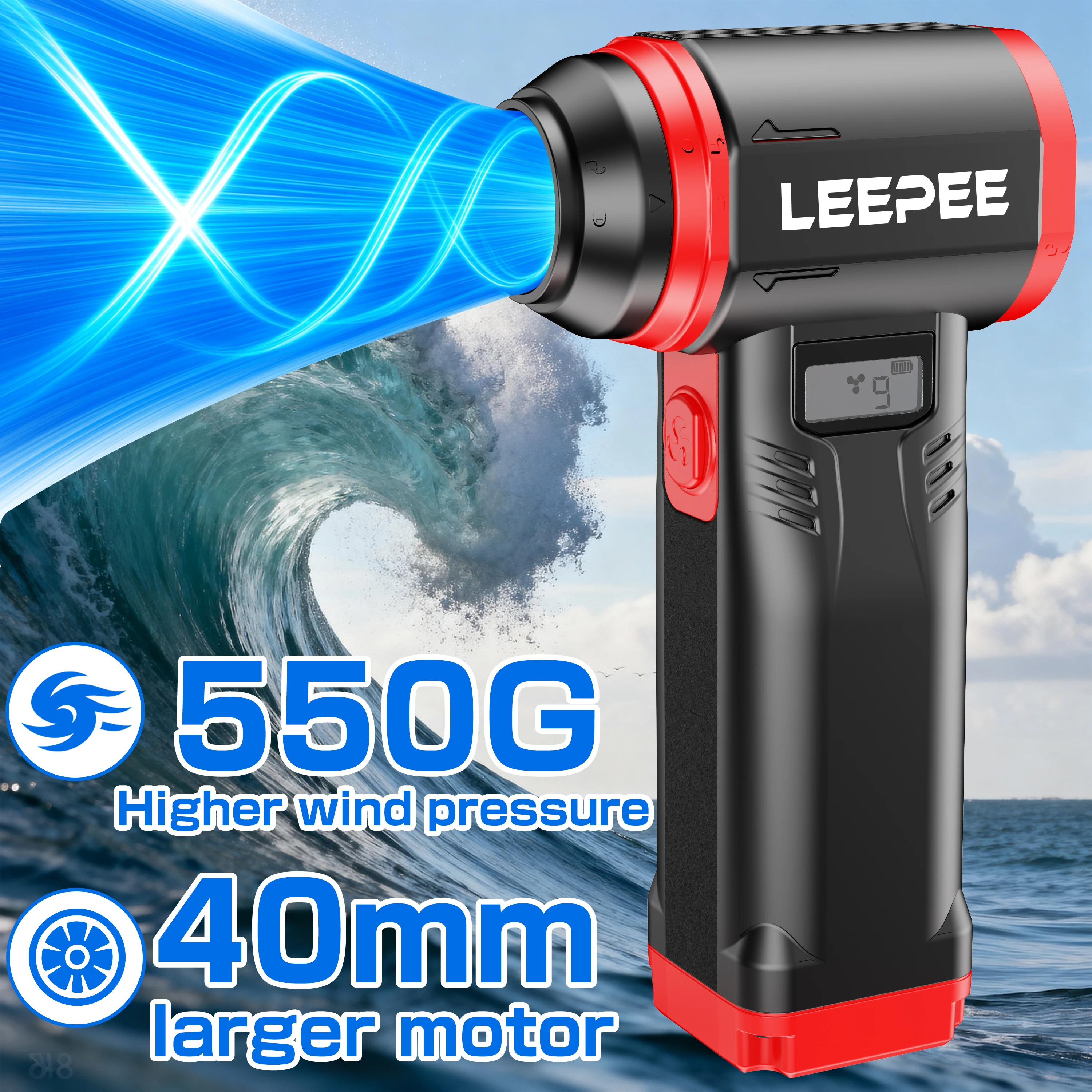 

Handheld Turbo Fan For SUV RV Truck Trailer Powerful Air Jet Blower Wireless Hair Dryer Car Violent Fan Cleaning Blower Tools