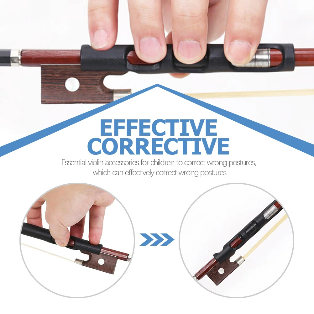 

3Pcs Violin Bow Straightener Posture Correct Tool Practical Violin Accessory Children Adult Training Aid Bow Straightener