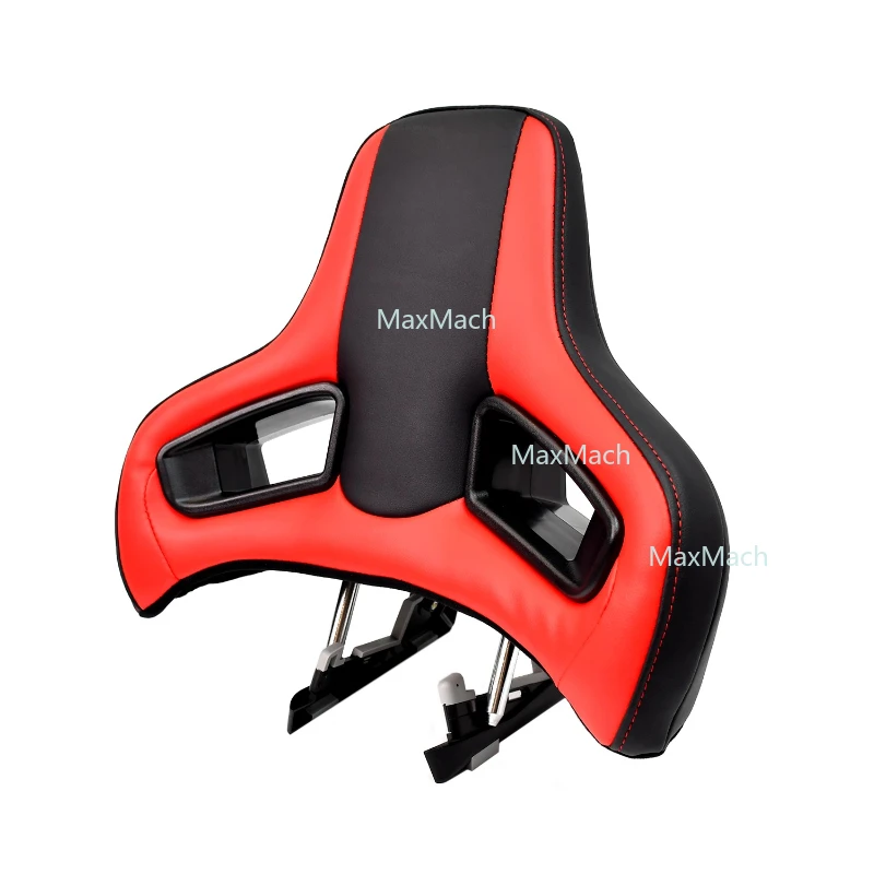 

Plug And Play PU Leather Car Modification Seat Headrest Cold Foam With Racing Style