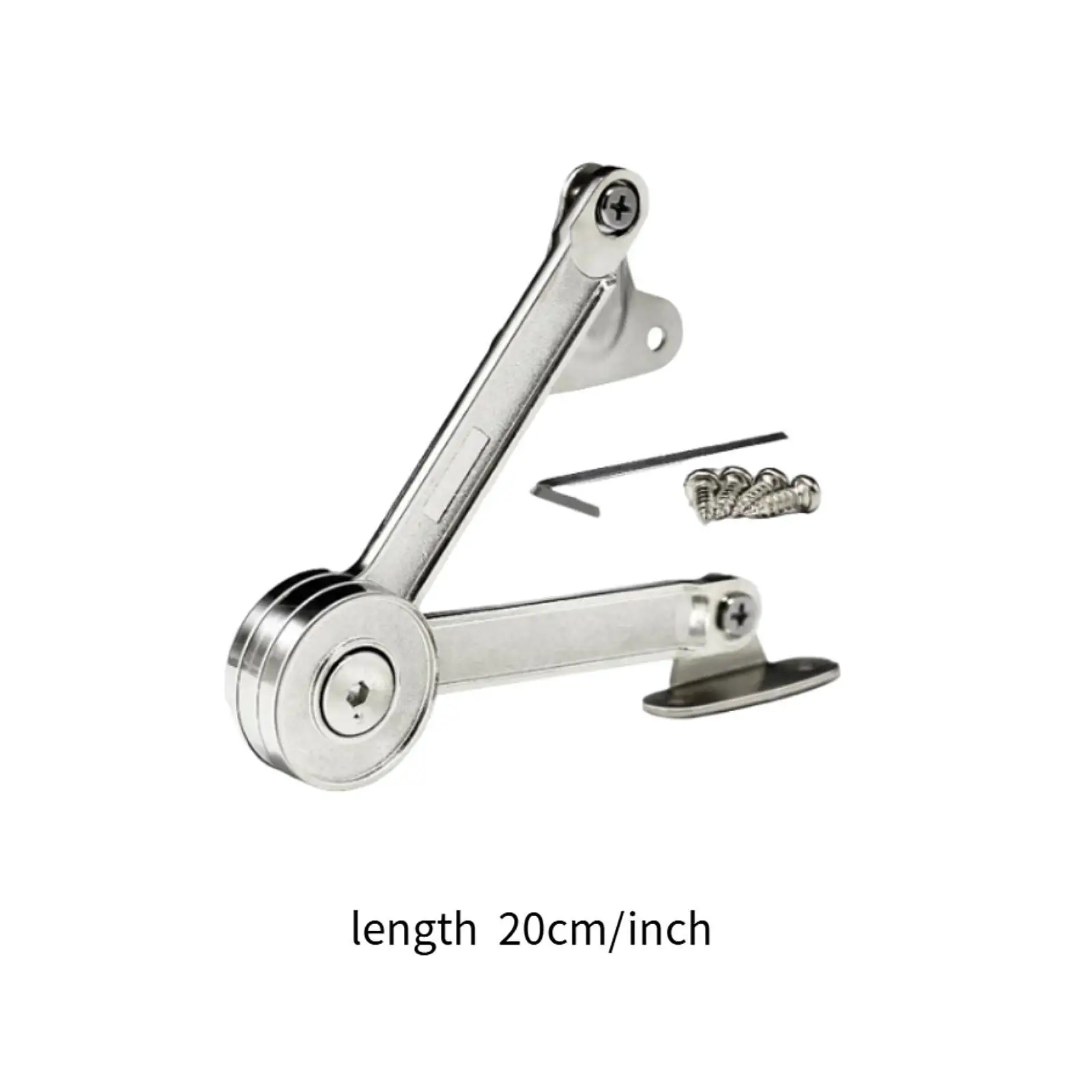 Lid Stay Hinge Smoother Closing Versatile Slow Closing Premium Cabinet Door Randomly Stop Hinge Heavy Duty for Storage Trunk