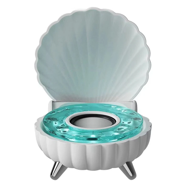 Mini alto-falante bluetooth conexão tws estéreo bluetooth soundbar sem fio mp3 player de música com luz ambiente colorida