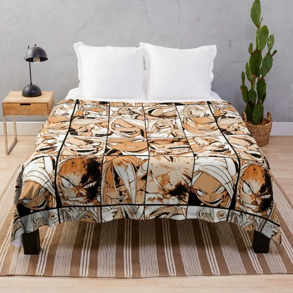 

Mirko collage -color version Throw Blanket Soft Solid Color Blanket for Couch Bed