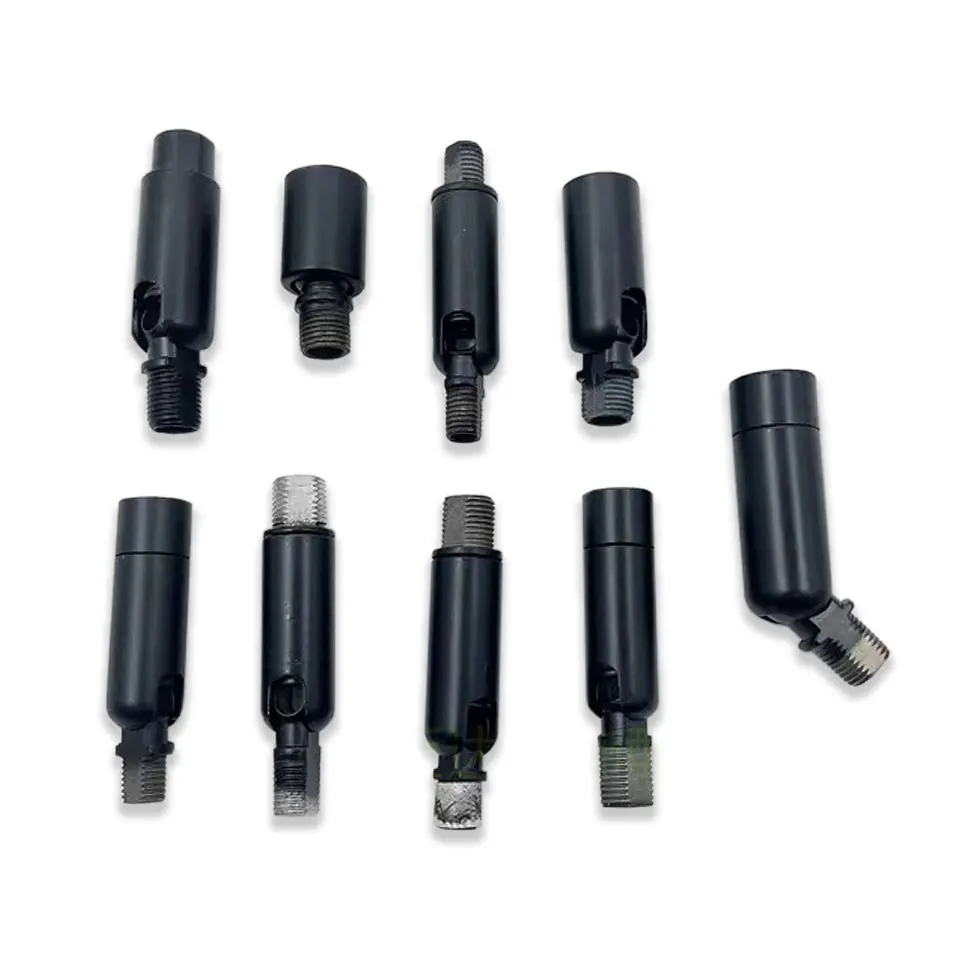 M10 M8 Universal Head Turning Head Rotatable Adapter Copper Black Inner And Outer Teeth  For DIY Wall Lamp Desk Light