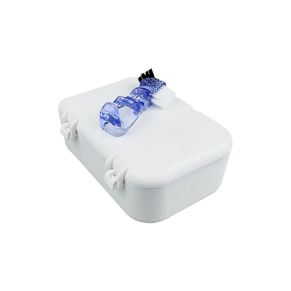 Dental With Mirror A Brush Fake Tooth Box To Orthodontics Mirrors Toothbrush Denture Storage Orthodontic Placement Case