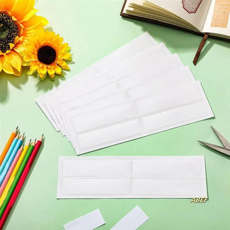 Suportes adesivo prateleira tag 1.2x4.3 Polegada prateleira clara tag cartão bolsos gavetas para supermercado (60 pacote)