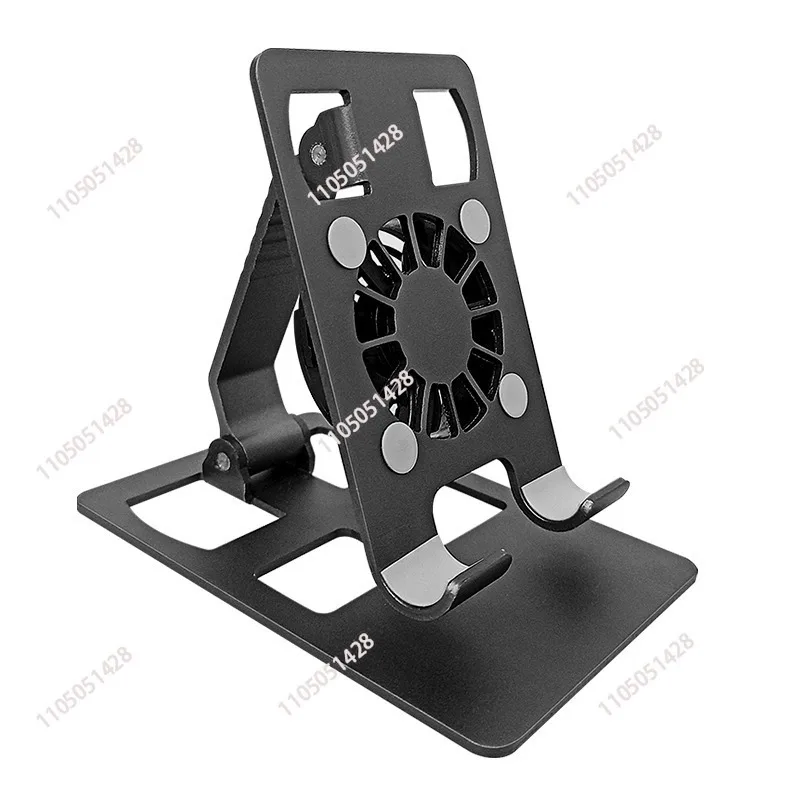 Aluminum alloy mobile phone heat dissipation stand, metal folding desktopt computer  support frame