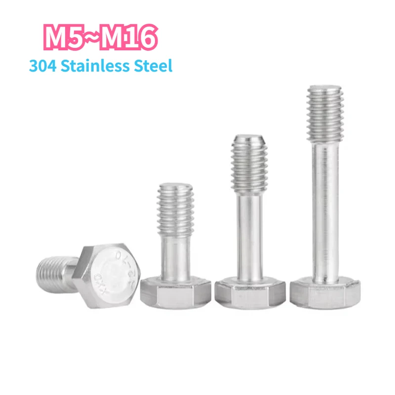 1pcs 304Stainless Steel Outer Hexagon Socket Head Anti Falling Screw Hand Tightened Non Loosening Bolt M5 M6 M8 M10 M12 M14 M16
