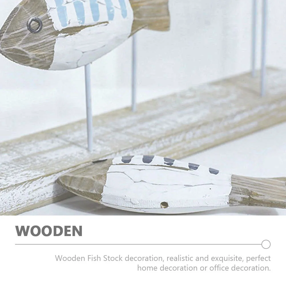 

Wooden Fish Stock Decor Exquisite Handmade Home Office Meditation Room Decoration Mediterranean Style Wooden Desktop