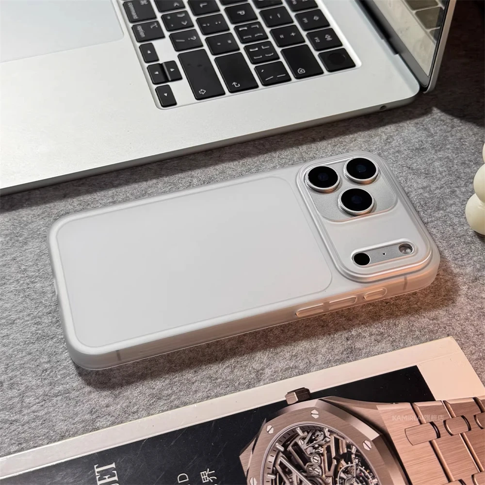 Ultradünne Matte Durchsichtige Harte PC-Hülle für iPhone 18 17 Pro Max 16 15 14 Plus 13 12 Einfarbige Mattierte Schlanke Rückseiten-Schutzhülle – Detail 9