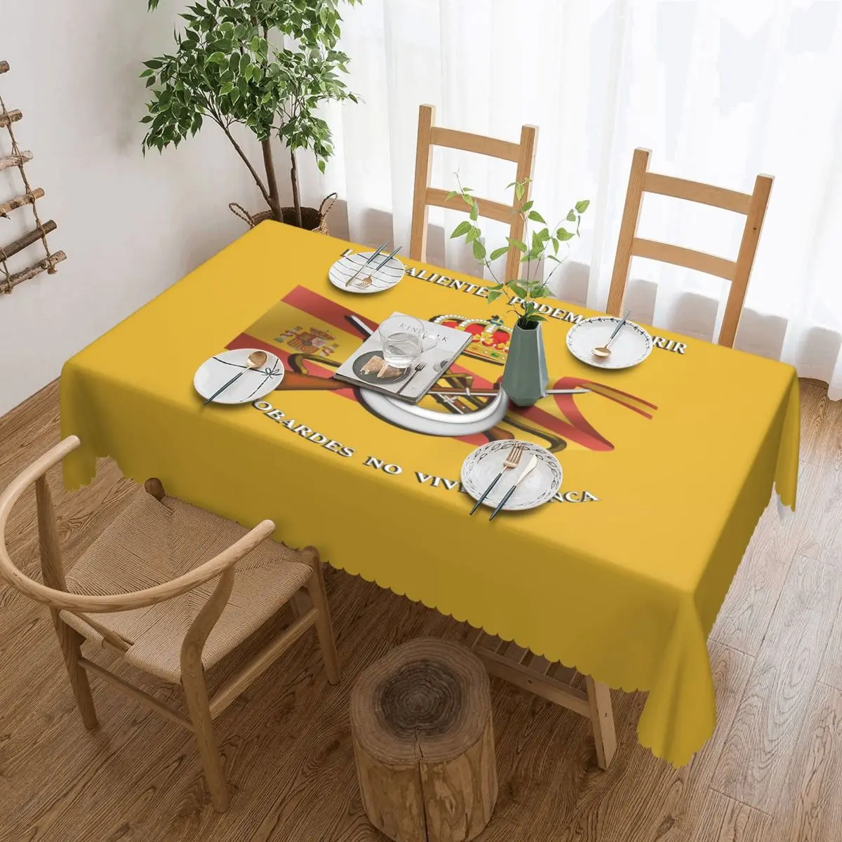 

Испанский легион, флаг Испании, армейская горда, индивидуальная прямоугольная скатерть, водонепроницаемая скатерть для обеденных мероприятий, скатерть