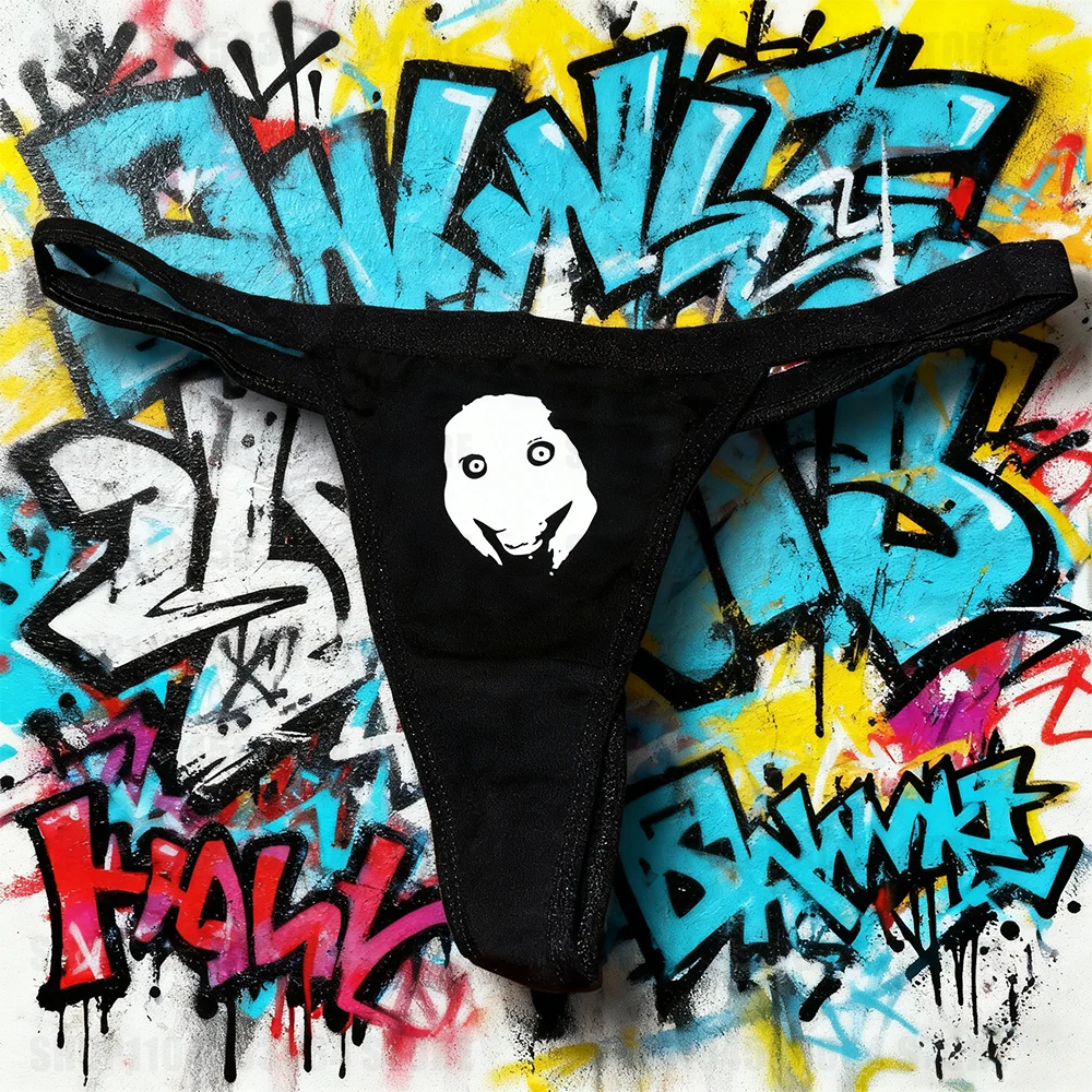 Y2K Intimo da donna Intimo traspirante Divertimento Intimo stampato caldo scuro Intimo dimagrante sexy Emo Girls