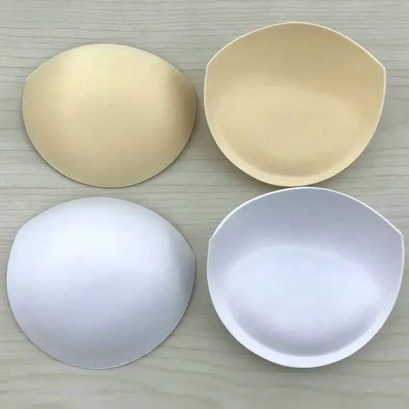 10PRS Sisipan Pakaian Dalam Spons Yang Dapat Dilepas dan Dicuci, Tatakan Payudara Baju Renang Push-Up Bagian Atas Tipis dan Tebal Setengah Lingkaran