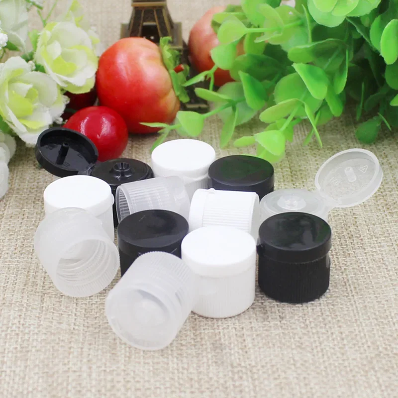 Botella de plástico con tapa abatible de 50ml, loción cosmética vacía de 50g para uso en viajes, contenedor recargable, rosa, azul y marrón