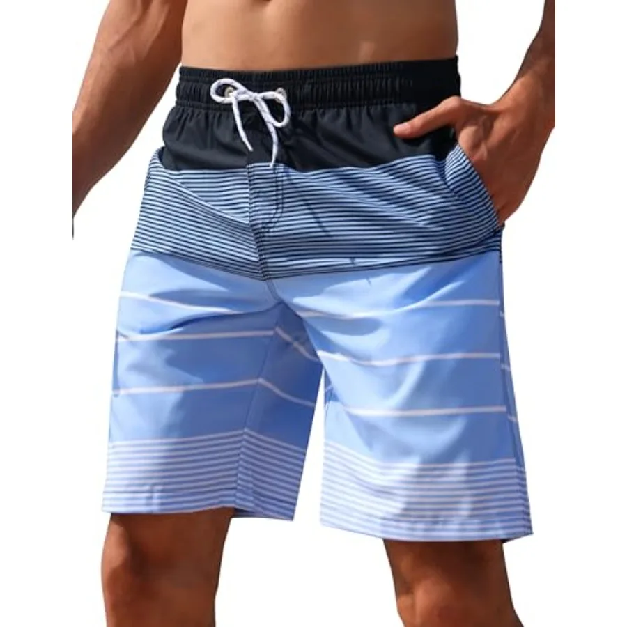 Men Swim Trunks Quick Dry Board Shorts