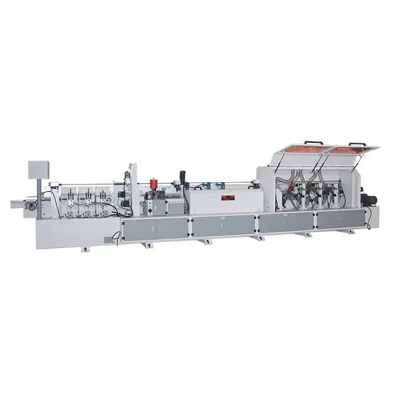 J-type C-type edge banding machine Large automatic soft forming edge banding machine 45 degrees inclined straight edg