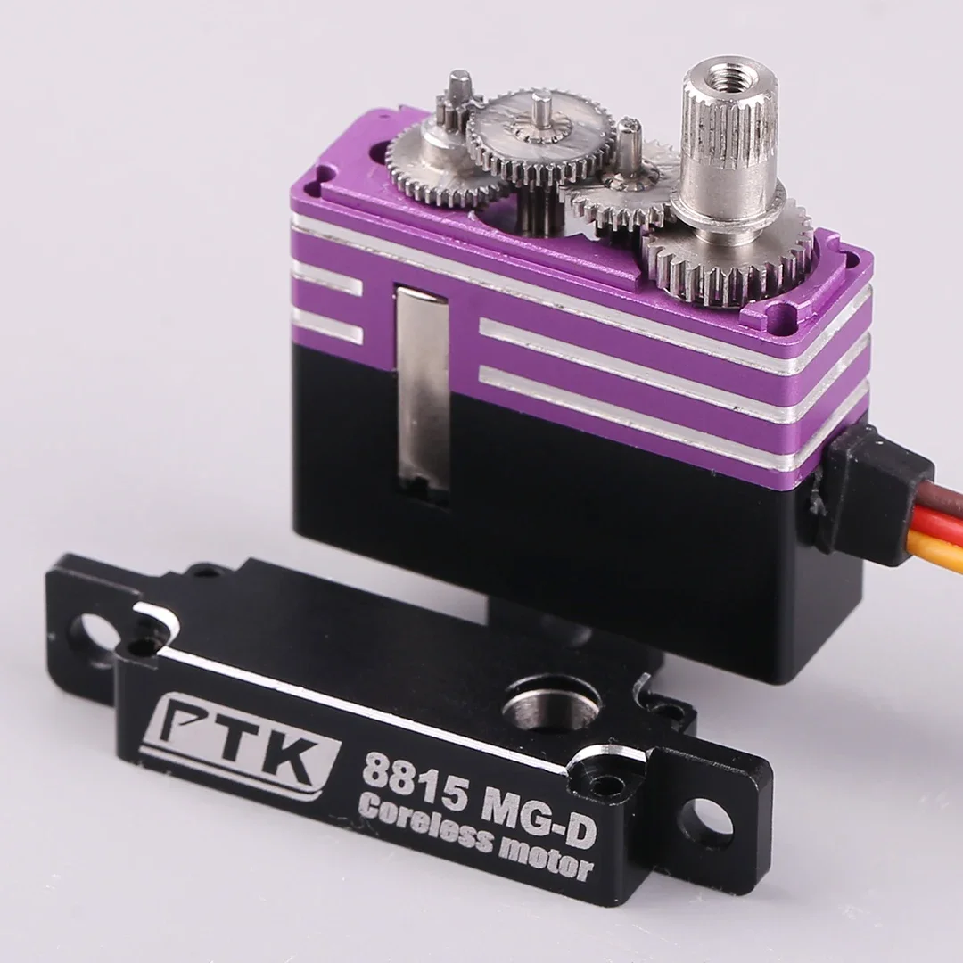 RoRuSPTK 8815 MG-D 15kg Programmable Full Metal Servo For Glider RC Model Airplane KST X10min - Durable Aircraft Servo