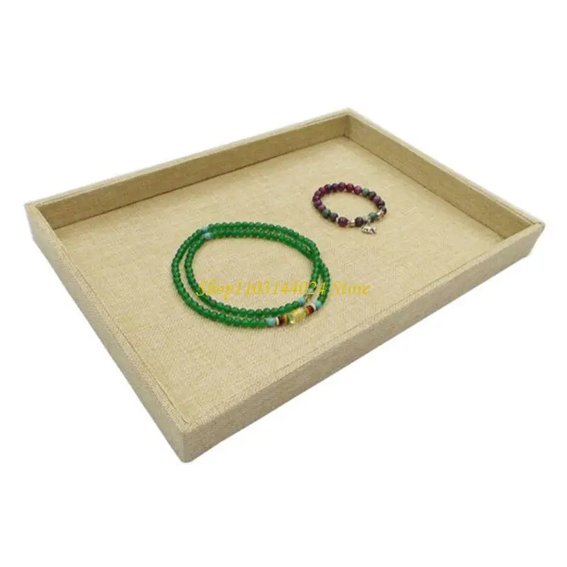 

N5KE Jewelry Tray Showcase Display Holder Slot for Teen Earring Watch