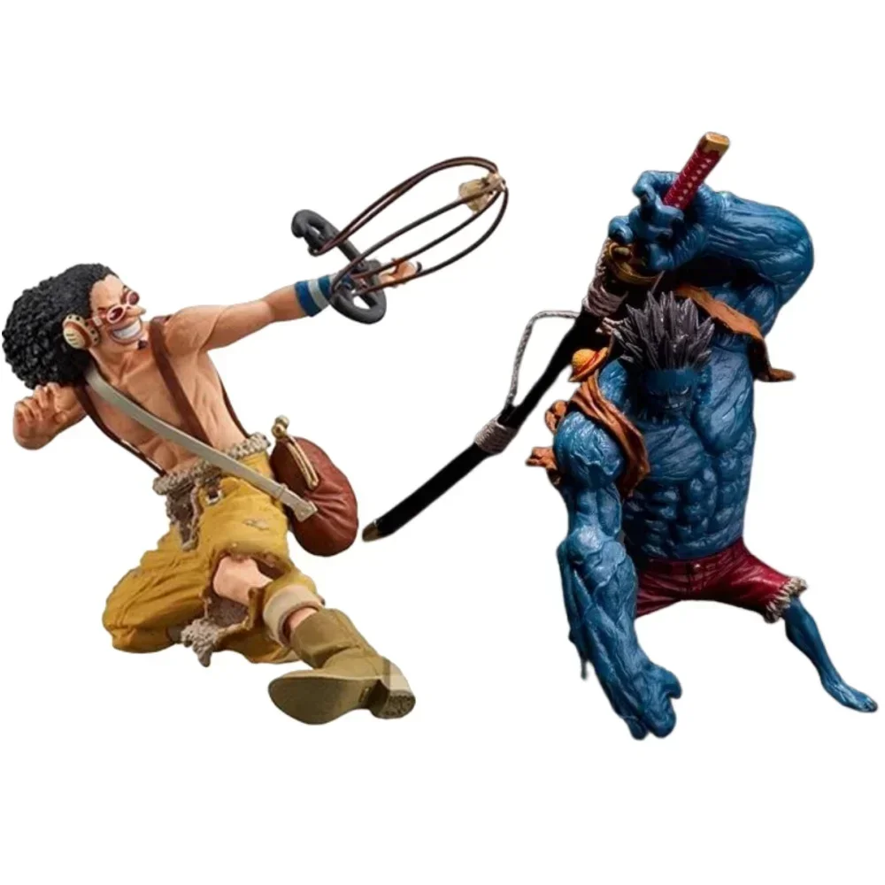 

Original Anime ONE PIECE Banpresto Monkey D.Luffy Usopp SC Styling King The Top War Nightmare Zombie Figure for Toy Gift Product