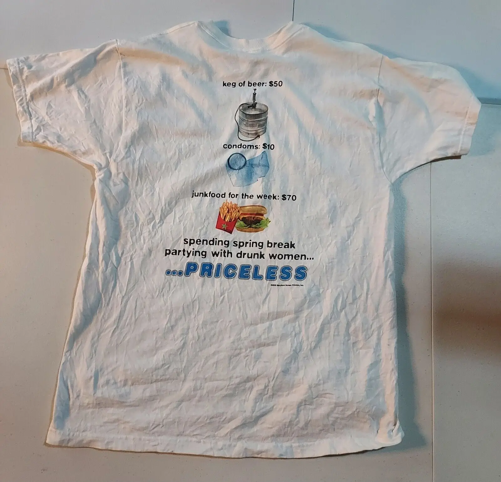 Vintage unbezahlbares T-Shirt Shirt lustig Spring Break Week-