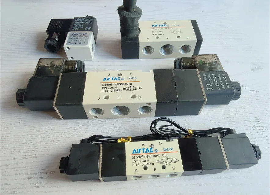 Air Solenoid Valves 2V025-08 2V025-06 3V220-08 4V210-08 4V130C-06 4V330E-10 4M310-10 4H310-10 4H210-06 4H230C-08 4H310-10
