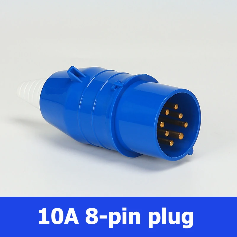 

10A 8/9 Pin Waterproof Aviation Connector for Stage Suspended Cradle Recessed Mount Plug Socket