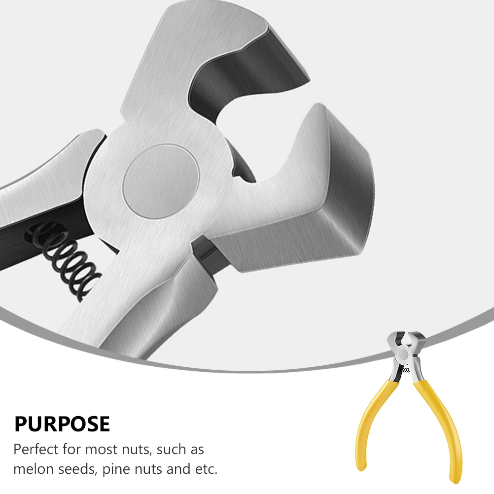 

1Pcs Nut Plier High Quality Stainless Steel Sheller Practical Melon Sunflower Pine Nut Peanut Opener Tool