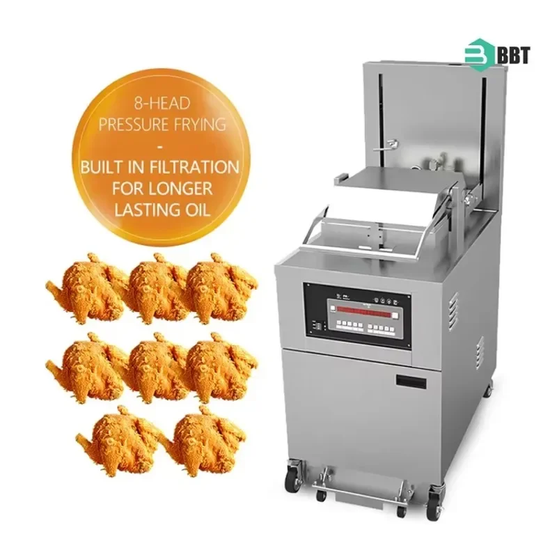 

【HOT】Chicken Express Chips High Pressure Fryer Henny Penny 600 Computron Industrial Pressure Fryer