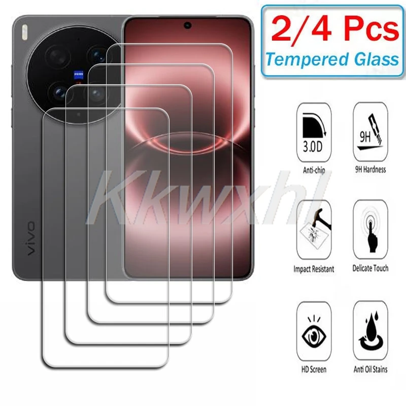 2-4PCS 9H HD Tempered Glass For Vivo X300 Ultra VivoX300Ultra VivoX300S X300Ultra X300S Pro  Screen Protection Cover Film