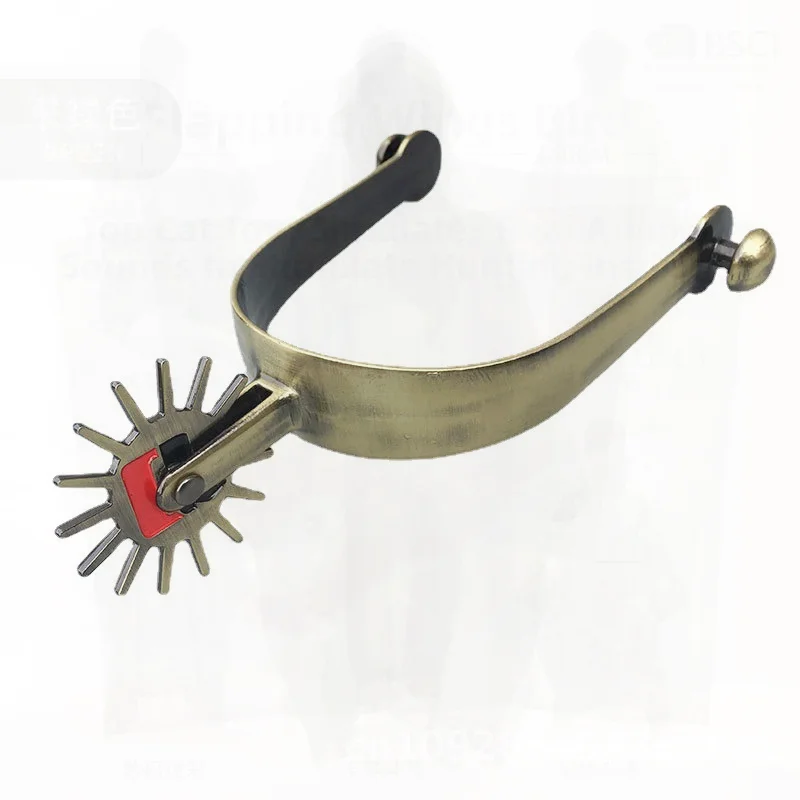 سبائك الزنك الحصان توتنهام الرأس الطويل والعتاد النمط الغربي الذهبي سميكة فارس المعدات لملحقات الفروسية