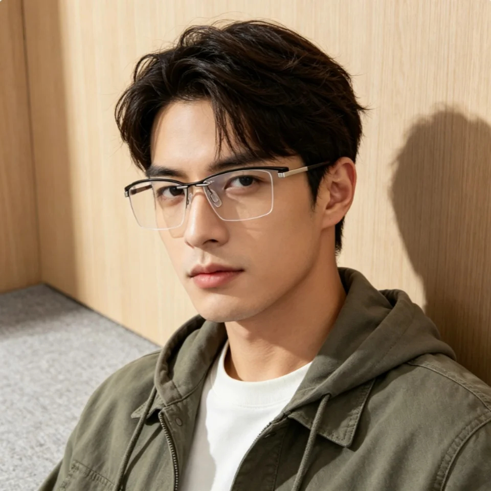 fashion-business-anti-blue-light-myopia-half-frame-titanium-alloy-men-and-women-glasses-optical-prescription-glasses-frame-uv400