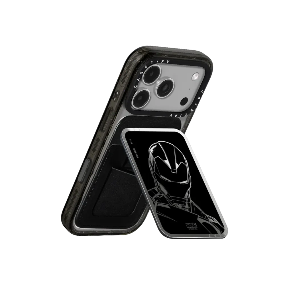 CASETiFY Co-brand Marvel Spider-Man Iron Man Series Magnetic Phone Holder Card Pack for iPhone17 16 15 14 13 for Samsung S25 A36 view 3