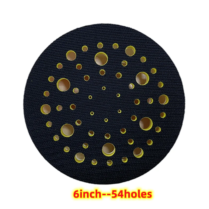 6inch(150mm)0/6/54 Holes Air Sander Sanding Pad 5/16