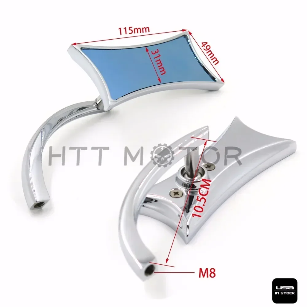 

Motorcycle Micro Mirrors for Harley Davidson 1982-later XL1200L XL883 XL883L Sportster