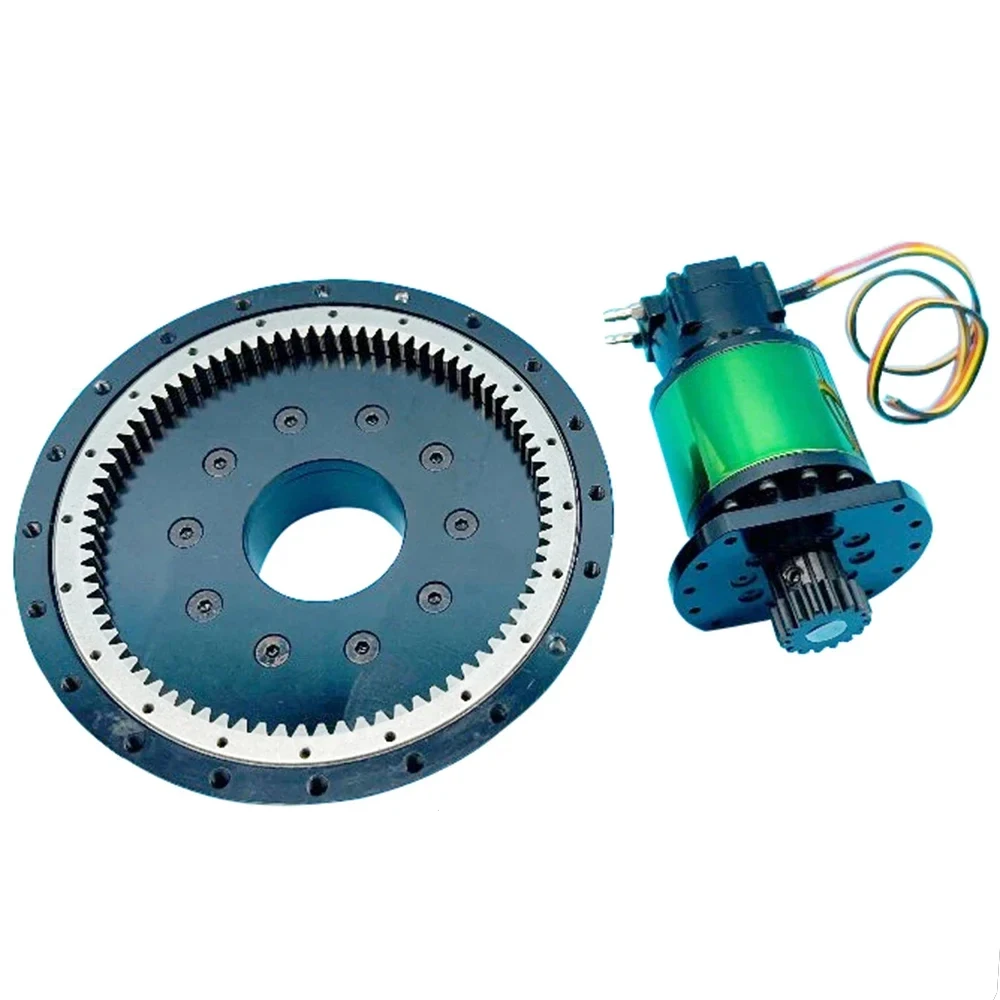 RC Excavator Brushless Rotary Motor Turntable Metal Accessories Suitable for RC Excavator Crane Engineering Model Accessories