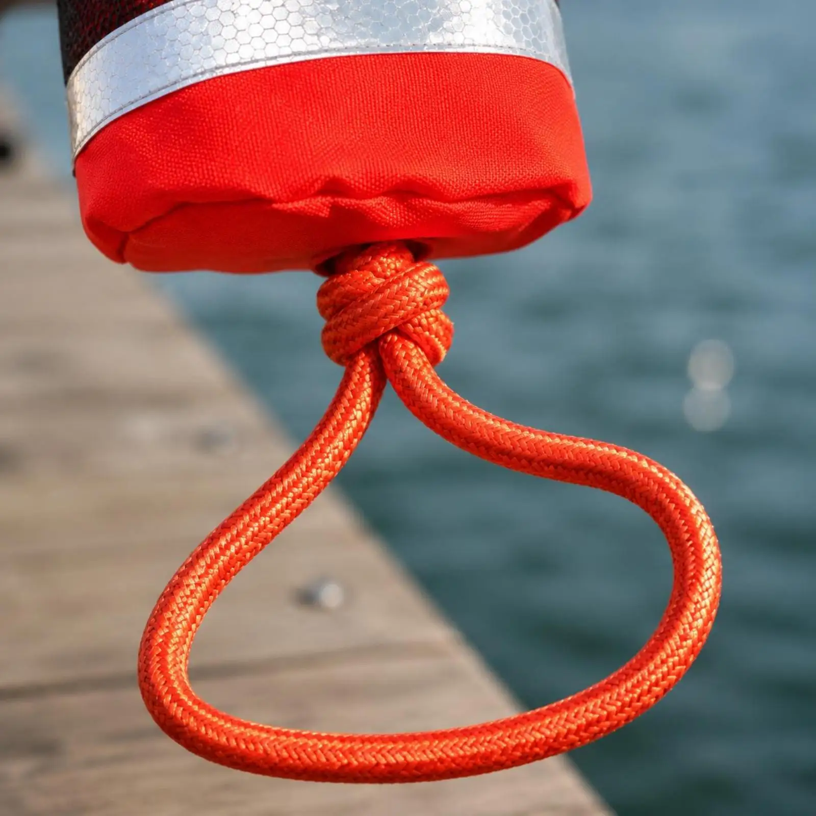 Rescue Throw Rope Easy Deployment Throw Pouch Bag for Water Safety Lifeguard and Boating Aid