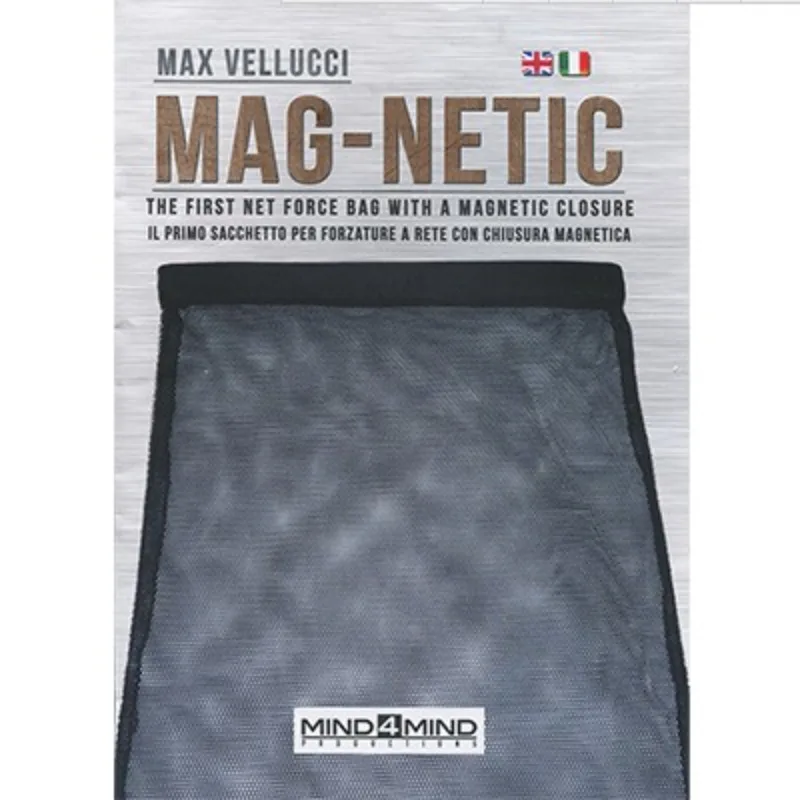 Mind Bag Net Close Up Magic Tricks Magnetic Net Force Bag Magie Illusion Gimmicks Props Comedy Mentalism Prediction Card Magia