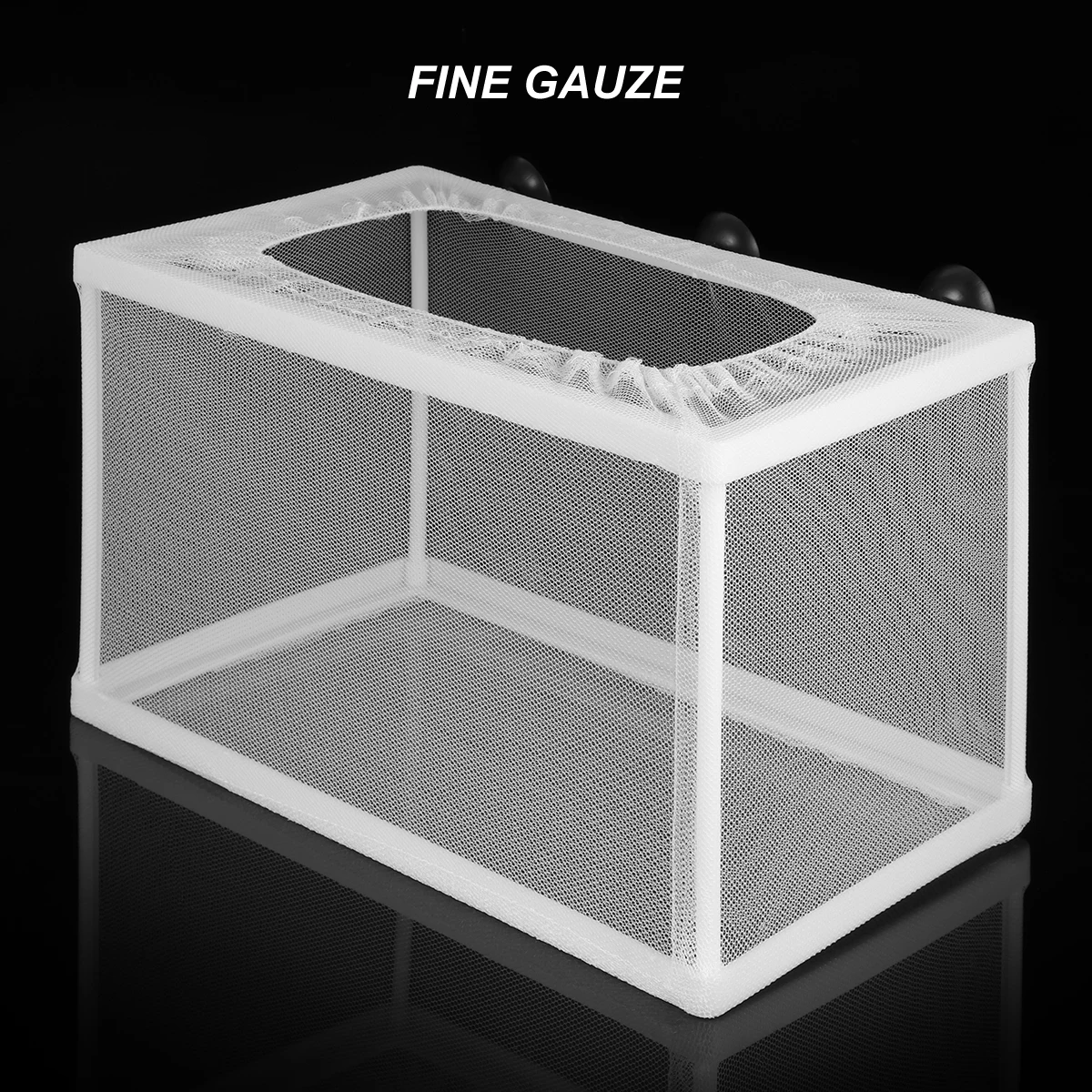 

2pcs Hatchery Breeding Cage Isolation Box For Tank White Aquarium Accessories Fish Breeding Survival Increase Durable Net For